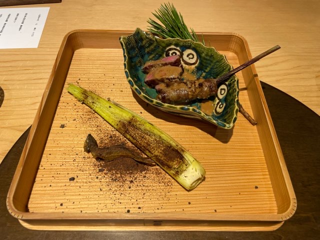 乙味あさ井（名古屋市中区）で味わった、福井在来種の"そばがき"が感動の味わいだった。